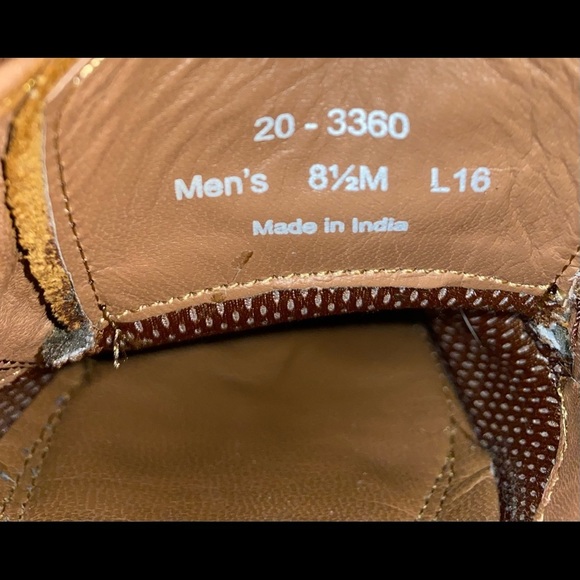 Johnston & Murphy Size 8 1/2 Mens Brown Leather Plain Toe Lace up Oxford main image 16